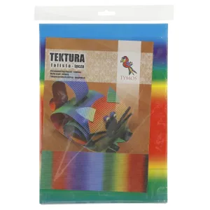 Karton falisty Tymos tęcza - tęczowa 250mm x 353mm
