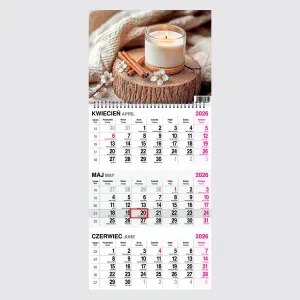 Kalendarz ścienny KAWA 310mm x 790mm Press