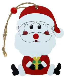 Ozdoba drewniana Craft-Fun Series Zawieszka Mikołaj Titanum (SDDD-200)