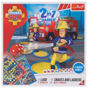 Gra logiczna Trefl Fireman Sam Węże i drabiny (01897)