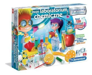 Zabawka edukacyjna MOJE LABORATORIUM CHEMICZNE Clementoni (60250)