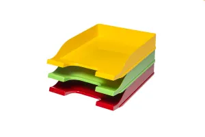 Szuflada na dokumenty Bantex Colors - czerwony 250mm x 330mm x 55mm (400050169)