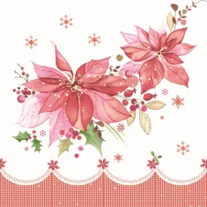 Serwetki Pol-mak gwiazdka - mix 330mm x 330mm (Sd GW)