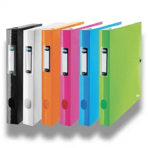 Teczka plastikowa na guzik Elba Art Pop S40 A4+ kolor: mix 240mm x 320mm (400060036)