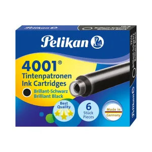Naboje krótkie Pelikan TP/6 czarny (301218)
