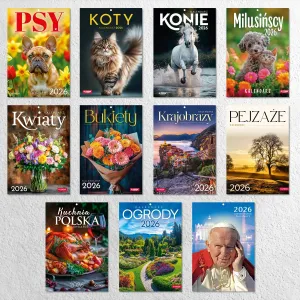 Kalendarz ścienny A4 PSY A4 Press (5904830713374)