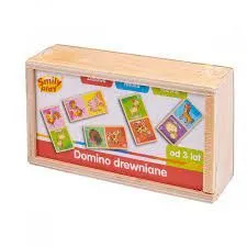 Gra logiczna Smily Play domino drewniane (SPW83591)