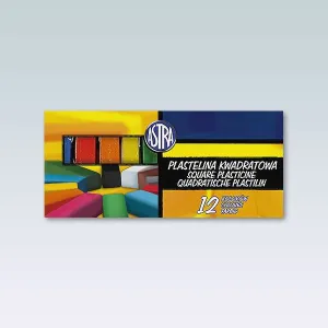 Plastelina 12 kol. kwadratowa mix Astra (83813908)