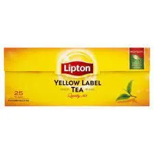 Herbata czarna, 25 torebek 2g Czarna 25 saszetek Lipton (01996)