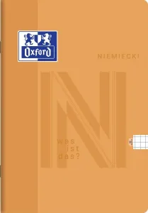 Zeszyt tematyczny A5 niemiecki 60k. 90g krata Oxford (400175633)