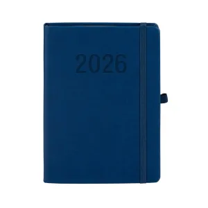 Kalendarz książkowy (terminarz) 2026 MEMOFIX  TDW A5 Antra (GRANATOWY)