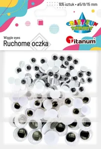Oczka Craft-Fun Series 5/8/15mm 105 szt Titanum (MTHYJ-3P1)