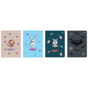 Zeszyt YUHU A5 16k. 70g linia kolor Interdruk