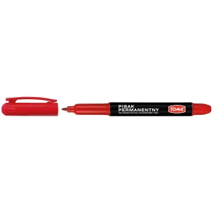 Marker permanentny Toma czarny, czarny 1,2mm okrągła końcówka (TO-324)