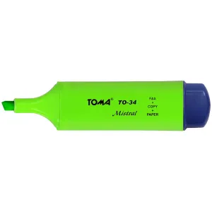 Zakreślacz Toma, zielony 1,0-5,0mm (TO-334 4 2)