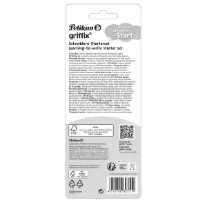 Zestaw szkolny Griffix ołówek+temperówka+gumka 823517 3 el. Pelikan (400195836)