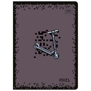 Zeszyt PIXEL A5 16k. 70g krata Interdruk (ZE16KFK)