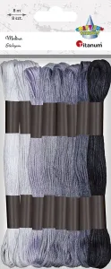 Mulina Craft-Fun Series tonacja szara 8 kol. Titanum (21DT0514-5)