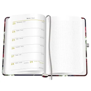 Kalendarz książkowy (terminarz) mat+uv NAVY Interdruk (192 strony)