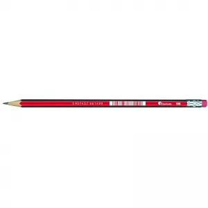 Ołówek techniczny Titanum 5B z gumką 12 szt.