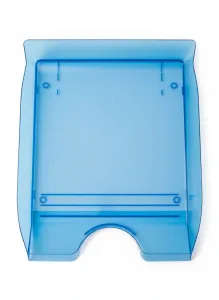 Szuflada na dokumenty na dokumenty przeźroczysta niebieska a4 niebieski przezroczysty plastik [mm:] 297x210 Durable (1701674540)
