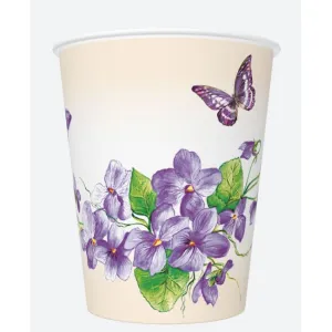 Kubek jednorazowy daisy papier 250ml Pol-mak (01)