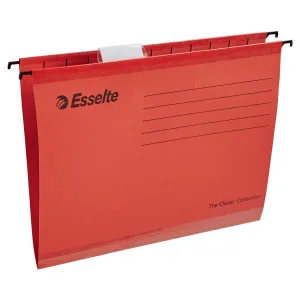 Teczka zawieszkowa A4 PENDAFLEX czerwony karton 210g Esselte (90316)