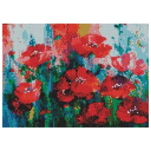 Zestaw kreatywny Diamentowa mozaika 30x40cm Maki Flamingo (TBS01884-2)