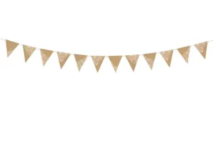 Girlanda Flagietki, kraft, 2,1 m Partydeco (FLG17)