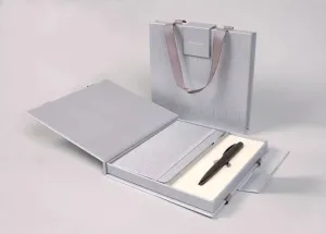 Zestaw piśmienniczy PREMIUM SYMPHONY GRAFIT DŁUG.+NOTES W ETUI PREMIUM Cresco (850012-01)