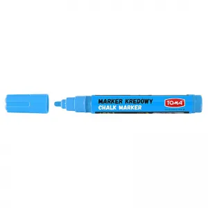 Marker specjalistyczny Toma kredowy, niebieski 4,5mm okrągła końcówka (TO-292 1 2)