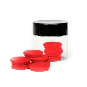 Magnes czerwony śr. 30mm Tierra 10 sztuk