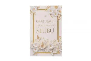 Kartka składana A5 ślub Art Nuvo (5905771370602)