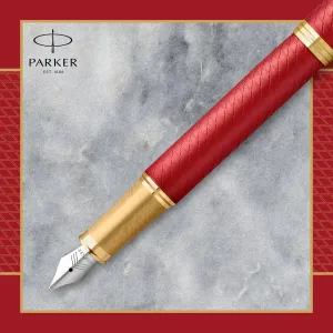 Ekskluzywne pióro tłoczkowe RED Parker (2143650)