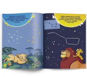 Książka dla dzieci Disney. Pstryk! Co widać nocą? Ameet (GLO 9101)