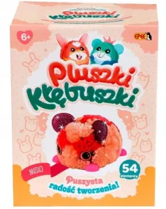 Zestaw kreatywny do składania Epee Pluszki Kłębuszki Misio do samodzielnego stworzenia (EP04312)