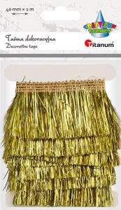 Ozdoba piankowa Craft-Fun Series Taśma plastikowe frędzle Titanum (23BR1218-5)