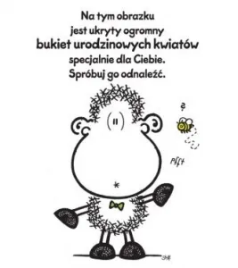 Kartka składana Kukartka Sheepworld B6 148mm x 105mm