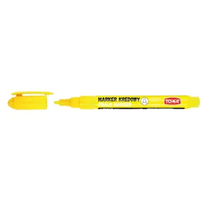 Marker specjalistyczny kredowy wkład żółty 1,5mm okrągła końcówka Toma