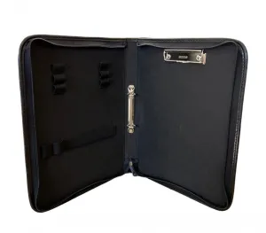 Teczka konferencyjna studencka A4 czarny ekoskóra Majewski Ryszard (TSS)