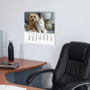 Kalendarz ścienny Przyjaciele 33x33 330mm x 330mm Press