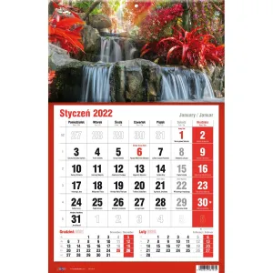 Kalendarz ścienny Avanti trójdzielne (5901769620582)