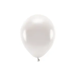 Balon gumowy Metalizowane Eco Balloons perłowy 260mm Partydeco (ECO26M-070)