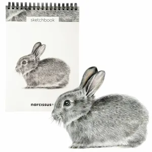 Blok artystyczny szkicownik królik A5 120g 60k Narcissus