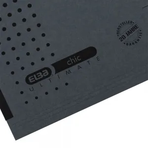 Teczka zawieszkowa Elba Chic Ultimate A4 - grafitowy 262mm x 350mm (100552098)