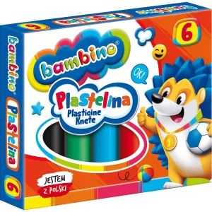 Plastelina 6 kol. BAMBINO mix St.Majewski