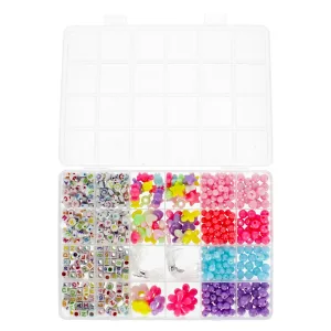 Koraliki dla dziewczynki zestaw do nawlekania Mega Creative (531420)