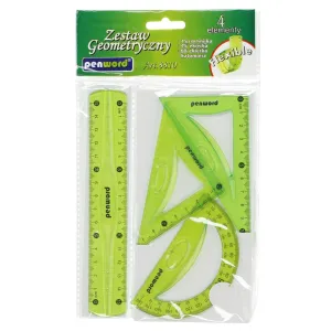 Komplet geometryczny 4 el. 15cm. 4 el. Sdm (8810)