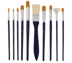 Pędzel drewniany uchwyt Flamingo (SR-B63)