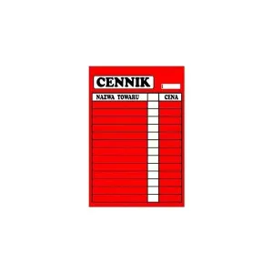 Tabliczka informacyjna [mm:] 400x280